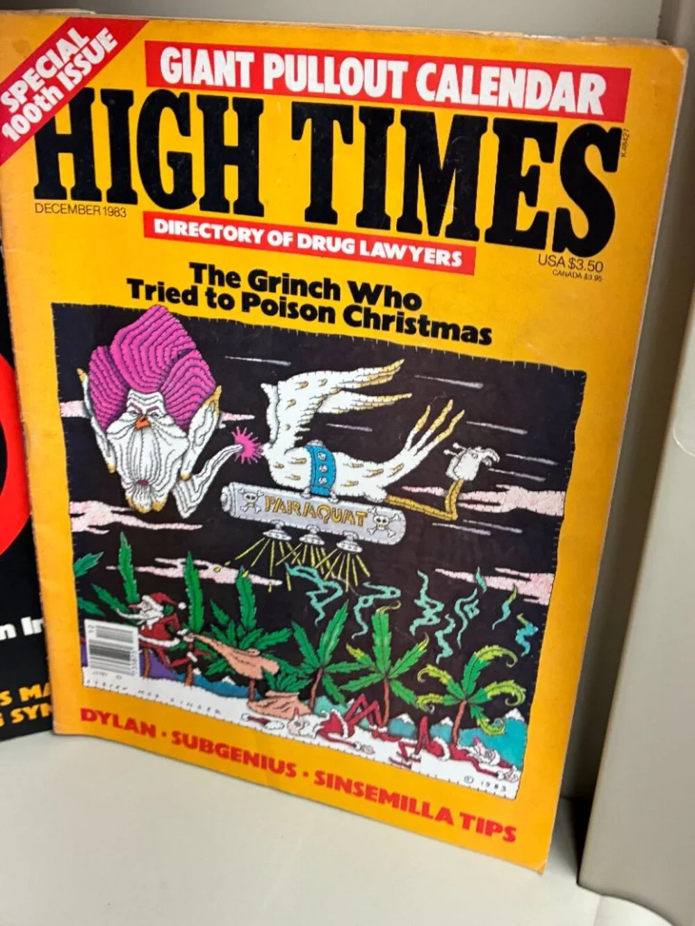 Vintage High Times Magazine Lot of (8) 1983 Retro Cannabis Counterculture Issues